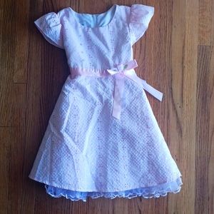 Of course, the petticoat. Spring dress Or Easter Eyelet